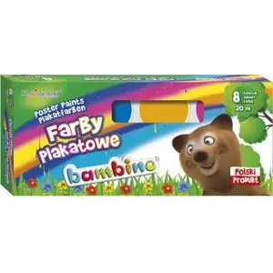 Гуашевые краски Bambino 8 цветов по 20 мл – Bambino MAJEW012
