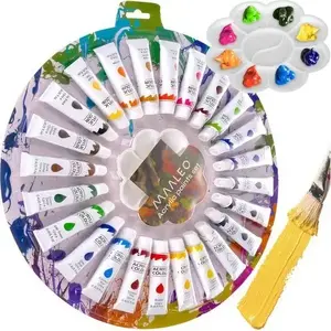 Acrylic paint set Maaleo 24725 — 24 tubes, 12 ml each