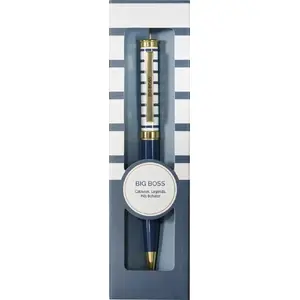 Gift ballpoint pen Hugo Boss with engraved 'Big Boss' inscription