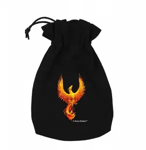 Q-Workshop Mieszek Anne Stokes: Phoenix — dice pouch / dice bag by Q-Workshop