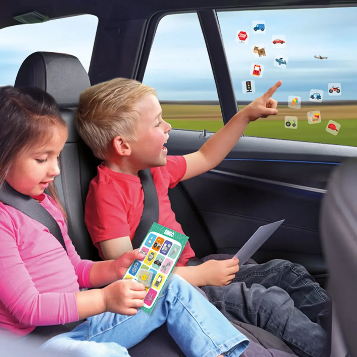 Galda spēle SES Travel Window Sticker Bingo Photo 4