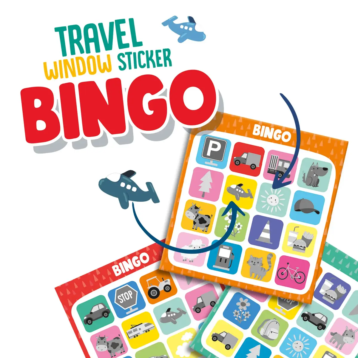 Galda spēle SES Travel Window Sticker Bingo Photo 5