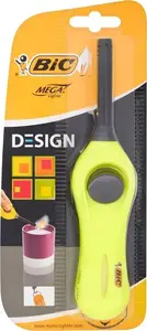 Reusable gas lighter BIC Megalighter Design – BIC 918777, refillable kitchen and utility lighter