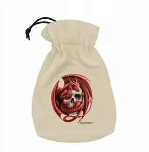 Q-Workshop Mieszek Anne Stokes: Skull Embrace — Dice Accessory by Q-Workshop (Collectors' Mieszek Artwork)