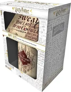 HP Harry Potter gift set — mug, coaster and keyring, official licensed merchandise (MPN GP85145)
