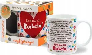 Mug KUKARTKA Kubek Premium Babcia – ceramic gift mug by KUKARTKA
