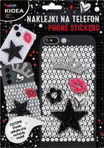 Protective phone adhesive sticker Derform Glamour 160×230 mm – decorative skin for smartphones