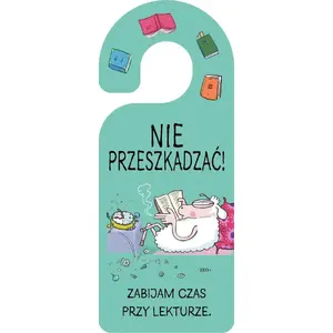 Door handle hanger HENRY model 441641 — fabric doorknob sign for 'Do Not Disturb' or reading mode