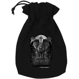 Dice set Q-Workshop Mieszek Anne Stokes: Gargoyle — themed polyhedral RPG dice set