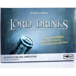 Galda spēle GrajmyRazem Lord of the Drinks — ballīšu stratēģija un dzērienu spēle, zīmols GrajmyRazem