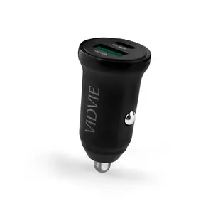 Car cigar-lighter smartphone charger LP VIDVIE CC532B — 30 W, USB-C, black