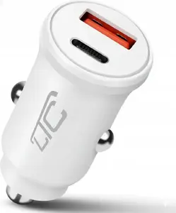 Car Charger LTC PD 30W USB-A / USB-C LXQC37-B