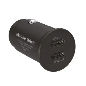Car Charger MOBILE ORIGIN Mobile Origin 30W Super Car Charger CA20 — 2× USB-C, 30W total output