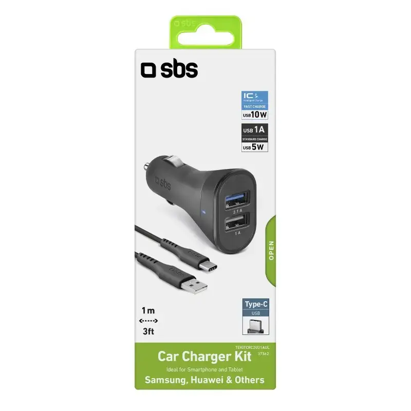 Car Charger SBS Mobile USB-Type-C TEKITCRC2U21AUL Photo 7