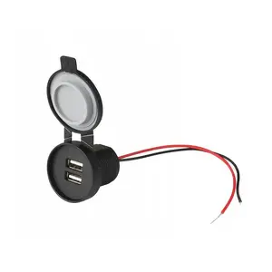 Car Built-in Charger CANYON LXG531 — 2x USB-A ports, 2.4A each, 4.8A total, IP67
