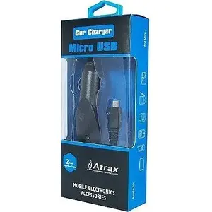 Auto lādētājs CANYON ATX Platinum Premium 12/24V 1A ar Micro USB kabeli, melns