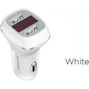Сетевое зарядное Borofone BFO-BZ3-W двойной USB-A 2×2.4 А белое