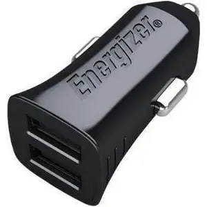 Car charger Energizer D12 — Energizer Classic 2x USB-A 2.4A 12W, black