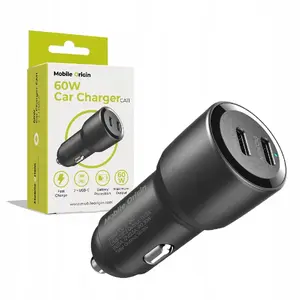 Car Charger MOBILE ORIGIN CA11 60W, dual USB-C ports (model MO-CCH60W-CA11)