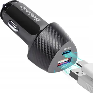 Car Charger DEFENDER UCA-92 with 1×USB-A, 1×USB-C (QC, PD) for vehicle power delivery