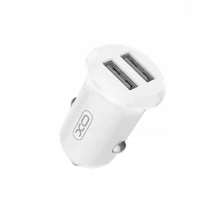 Автомобильное зарядное устройство XO CC67 12W двойное USB белое