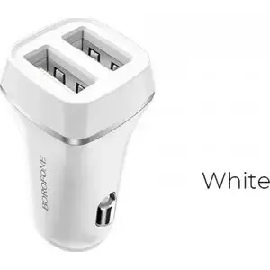 Charger Borofone BFO-BZ2-W — 2x USB-A outputs, 2.4 A total current