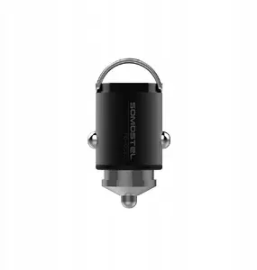 Car charger USB / Type-C 30W 5A QC PD, black — No name SMS-A40