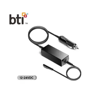 Car charger Origin BTI 100W for Microsoft Surface Laptop, Surface Book, Surface Pro and Surface Pro X, black