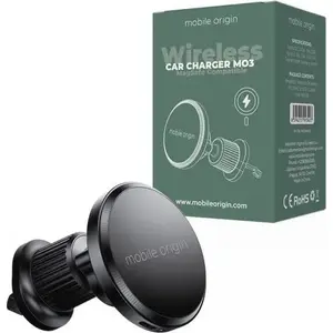 Wireless Car Charger MOBILE ORIGIN MO3, MagSafe compatible, magnetic Qi car mount