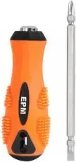 Screwdriver EPM E-400-0391 two-ended flat and Phillips tip