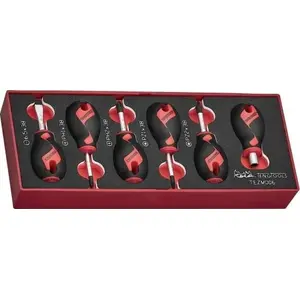 Набор коротких отверток Teng Tools TEZMD06 — 6 шт., компактный комплект