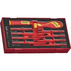 Screwdriver set Teng Tools TEAMDV10 — VDE insulated 1000V, 10 pieces