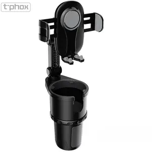 Car phone holder REMAX TH-07 T-PHOX with cup holder mount, black