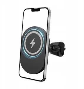 Magnetic car vent mount TelForceOne Forever MS with wireless charging (model US-K-MS)