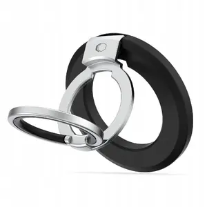 MagSafe Magnetic Phone Ring Tech-Protect MMR500 — black, magnetic attachment for compatible iPhone models