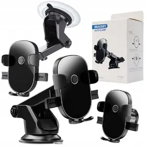 Car suction cup phone holder Tech-Protect 4kom.pl ECOBOX UCHWYT SAMOCHODOWY SZYBA CZARNY