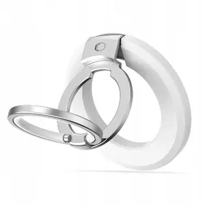 MagSafe Magnetic Phone Ring Tech-Protect MMR500 — white, magnetic mounting and grip accessory