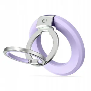 MagSafe-compatible magnetic phone ring Tech-Protect MMR500 — mauve finish