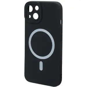 No name Invisible Mag protective cover for iPhone 15 Plus 6.7" — black