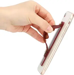 Phone finger grip with slider, Hurtel — pink