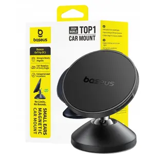 Magnetic car mount Baseus GoTrip DC1 compatible with MagSafe for windshield/dashboard – black