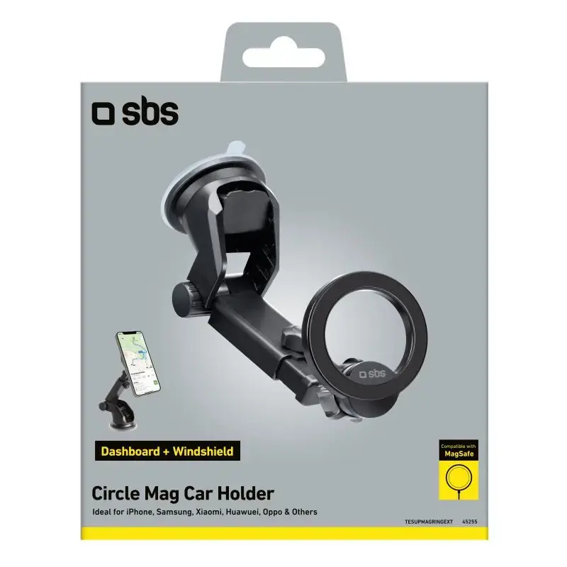 SBS Mobile TESUPMAGRINGEXT — aktīvs auto viedtālruņa turētājs Photo 4