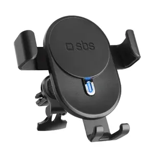 Active car phone holder SBS Mobile TESUPWIR10CLIPSTG for mobile phones — Black
