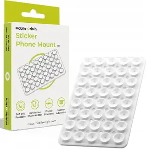 Mobile Origin Sticker Phone Mount O1 — white — adhesive universal phone holder