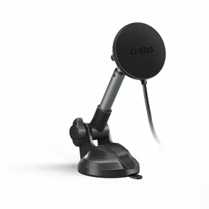 Car phone holder SBS Mobile TESUPPMAG15WLONGARM for mobile phones/smartphones, grey, long arm
