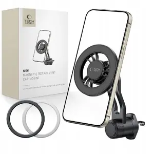 Car vent mount Tech-Protect N56 Magnetic MagSafe rotatable — black