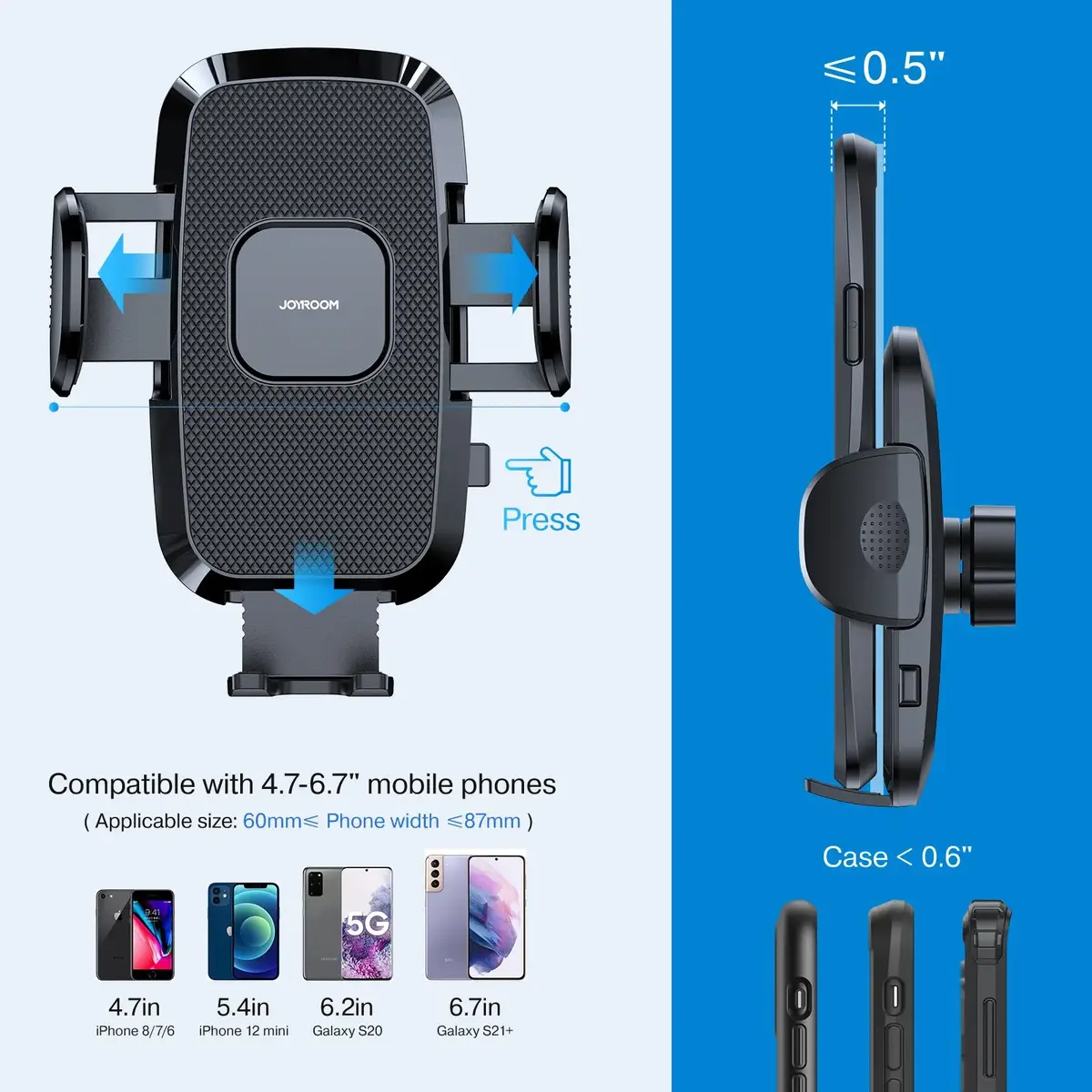 Car active phone holder Joyroom JR‑ZS259 Photo 10