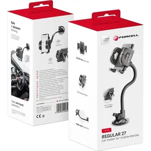 Auto turētājs FORCELL REGULAR 27 cm — regulējams stiprinājums