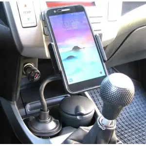 Car phone holder for cup holder — No name — universal phone mount for vehicle cup holder