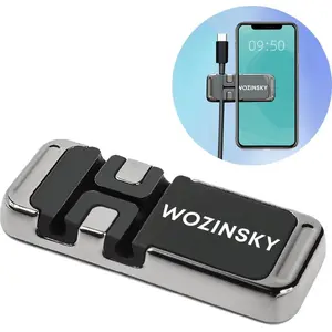 Magnetic Phone Holder with Cable Organizer Wozinsky Wmcdo-B1 — magnetic mount and cable storage